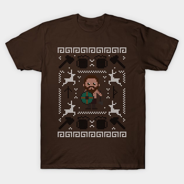 Rollo Christmas Sweater T-Shirt by VikingsGraphics